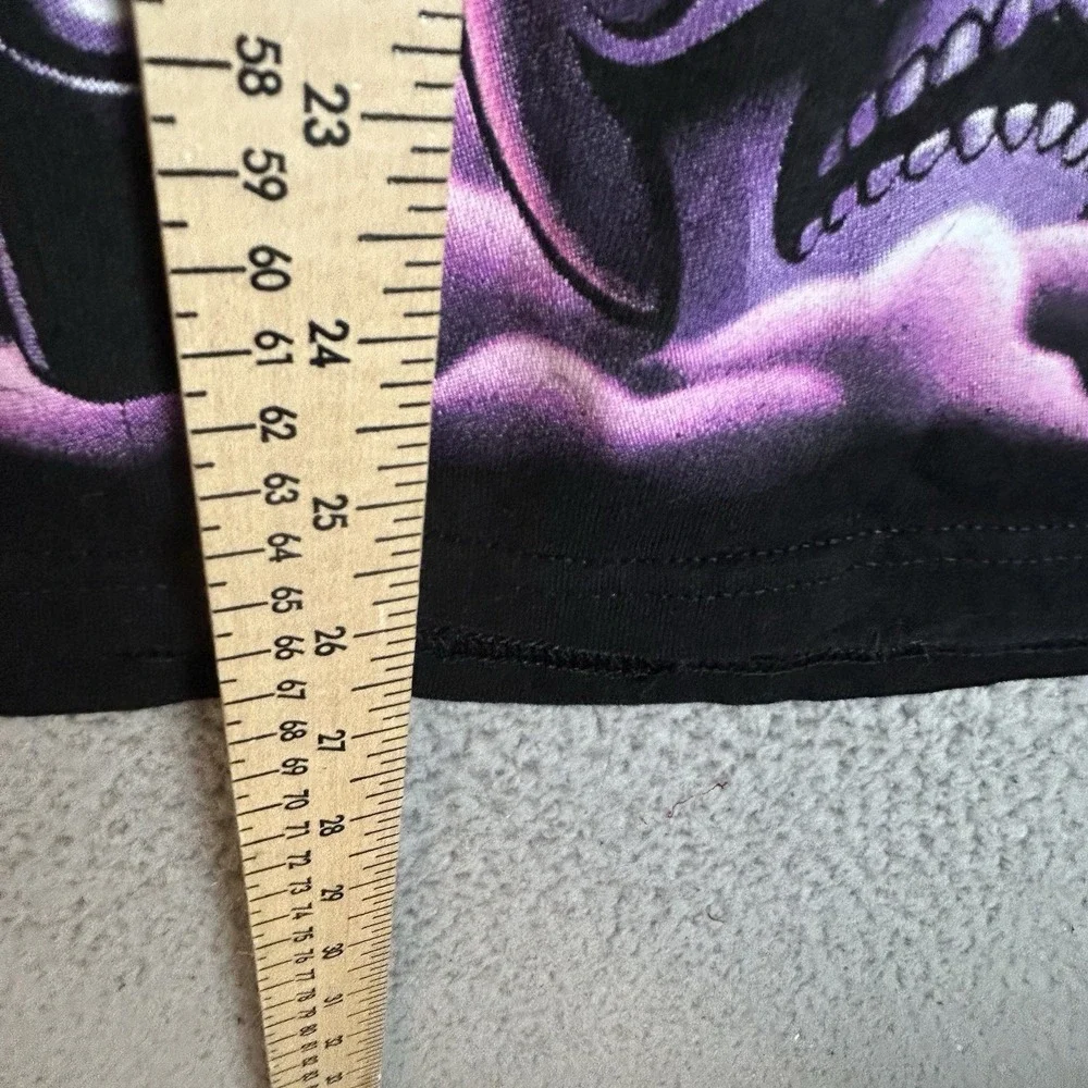 Betty Boop T Shirt Womens Size Small Graphic Print Goth Girl Emo Betty Skull - Picture 5 of 6